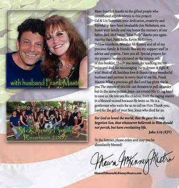 Acknowledgments  from the  Clady Records CD,
"Shamrocks To Stripes"
