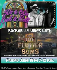 The Flutter Bums Live at Mr. D's Sports Bar & Grill