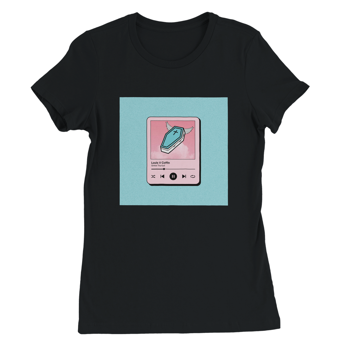 Louis V Coffin - Women’s Cut T-Shirt