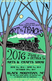Hannah Kaminer at "Art by the Tracks"