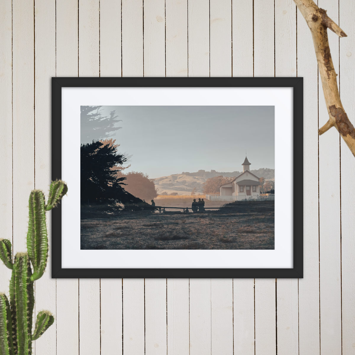 Matte Paper Framed Poster With Mat