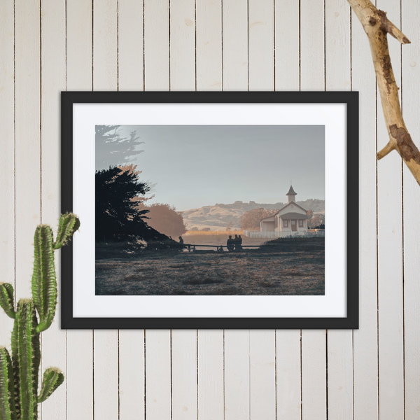 Matte Paper Framed Poster With Mat