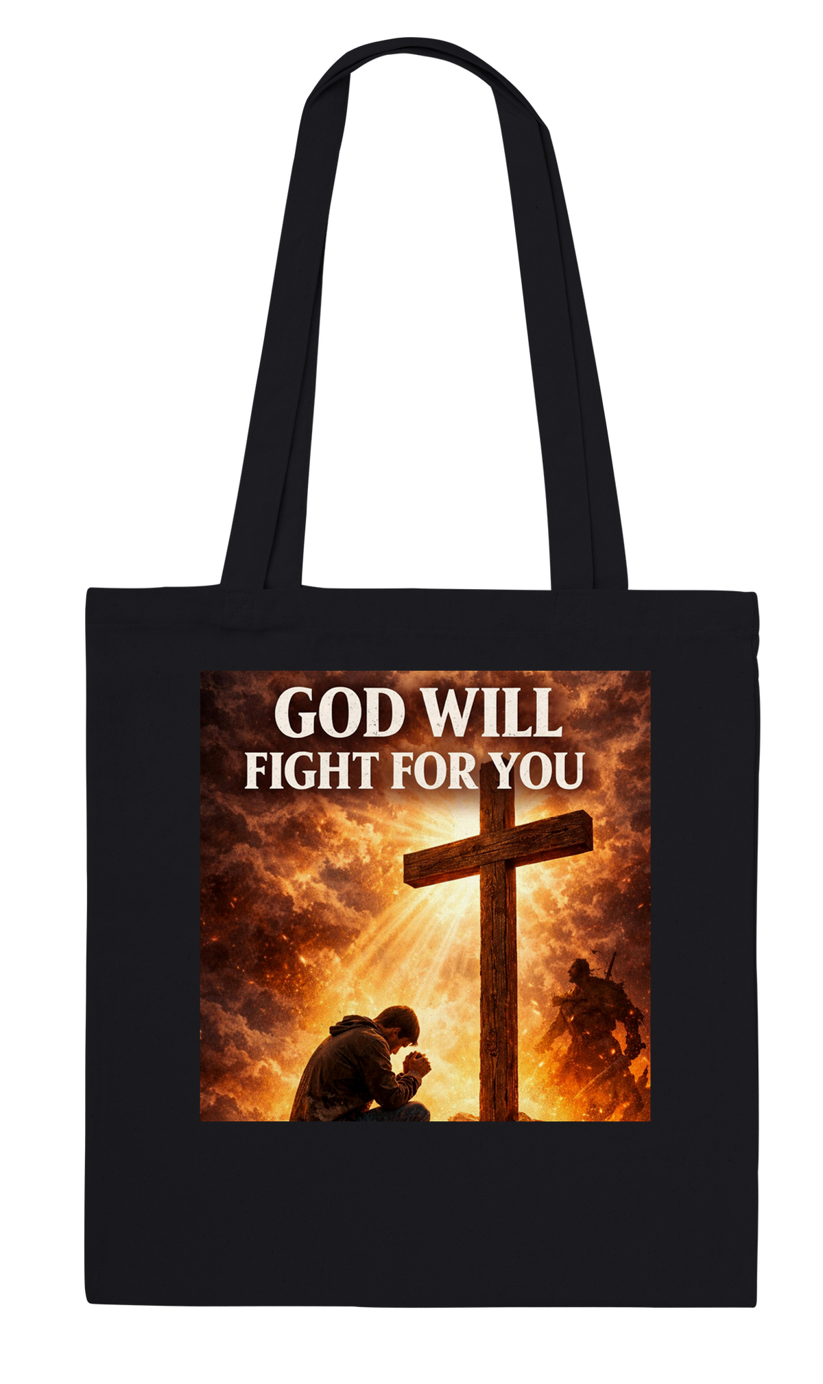 God Will Fight For You - Tote bag