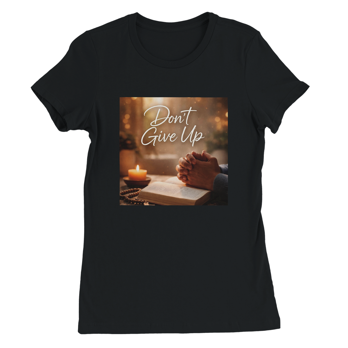 Don't Give Up - Women’s Cut T-Shirt