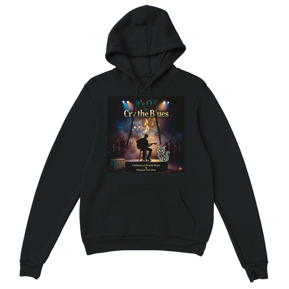 Its ok to Cry The Blues - Classic Unisex Pullover Hoodie