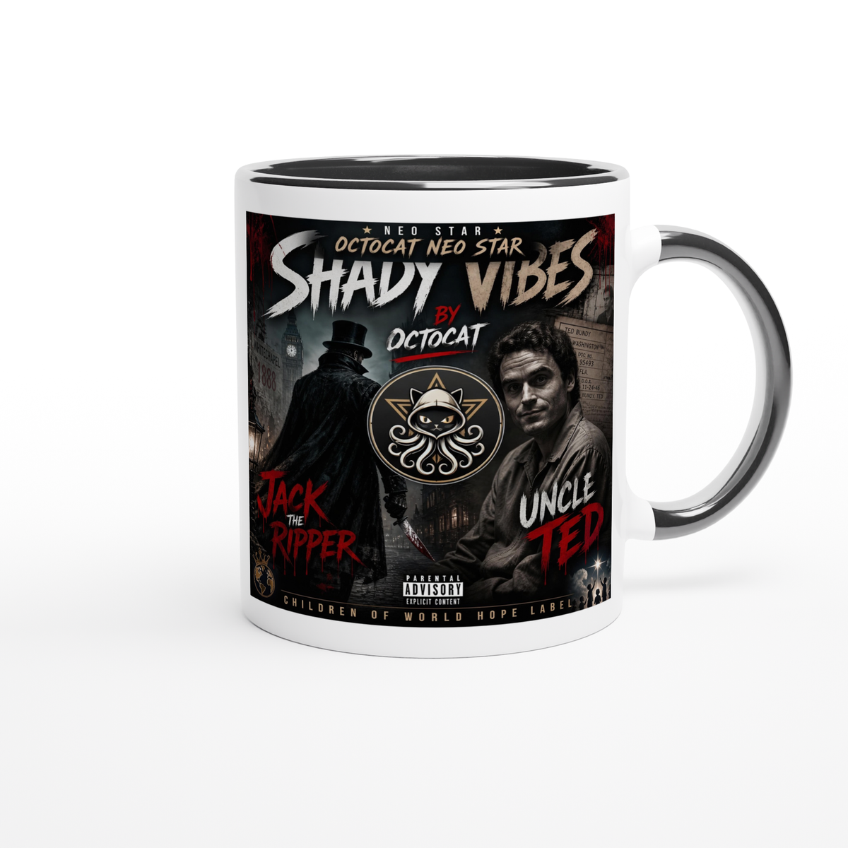 Jack The Ripper And Uncle Ted - Ceramic Mug