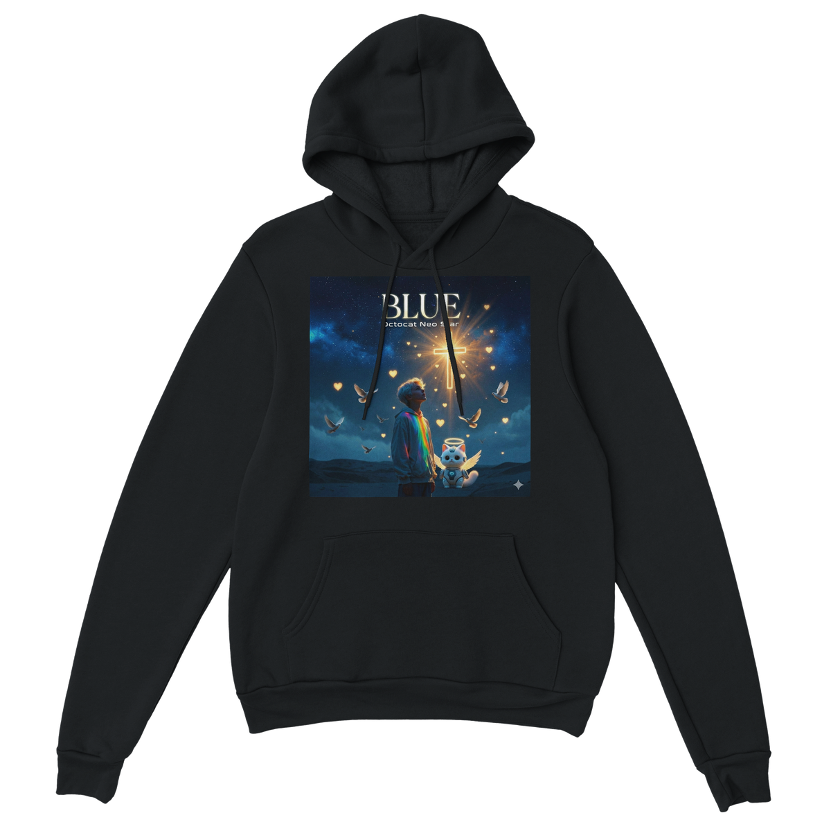 BLUE - Classic Unisex Pullover Hoodie