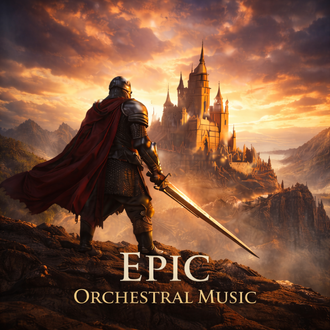 Epic orchestral cinematic music inspired by heroic film soundtracks