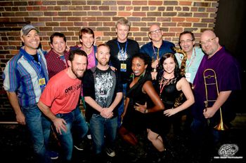 Obligatory Band Photo in front of a Brick Wall!
