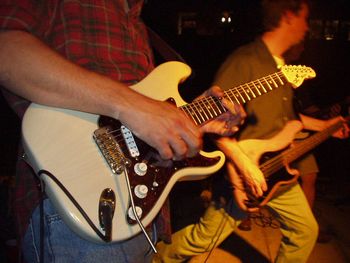 Mud-Flap Girl - Marty G's G&L and ABs old blonde Fenderstein
