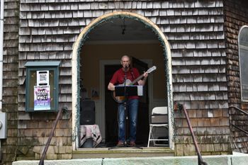 Performing at Falls Village for Make Music Day
