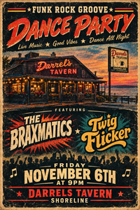 The Braxmatics w/ Twig Flicker @ Darrell's in Shoreline