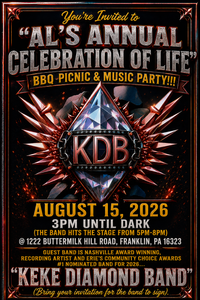 Al's Annual Celebration of Life BBQ Picnic & Music Party 