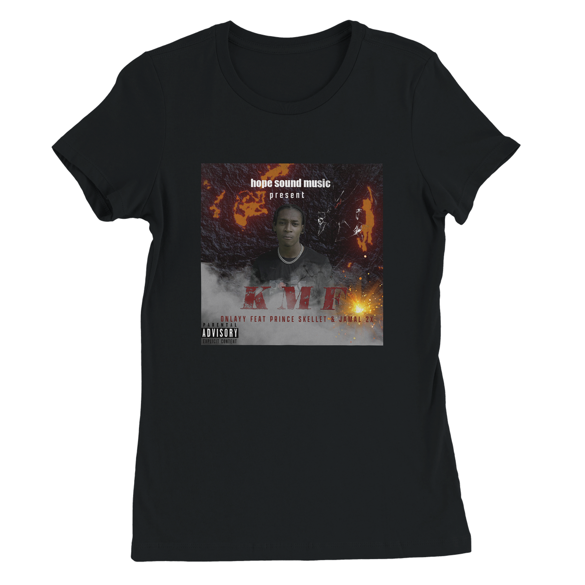 KMF (feat Prince Skellet & Jamalofficiall) - Women’s Cut T-Shirt