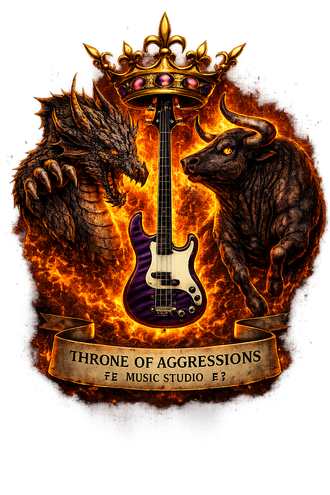 TOAMS; Throne of Aggressions Music Studio; logo