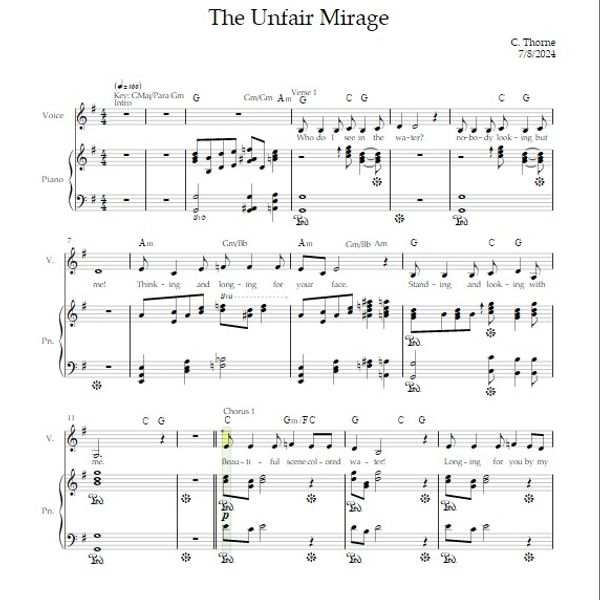 Lyrics and Melody Plan - Price is negotiable  