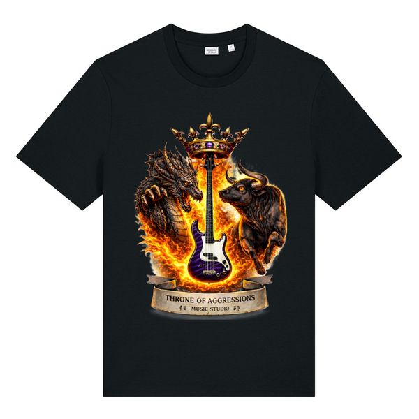 TOAMS plus Tagline, Short Sleeved T-Shirt 
