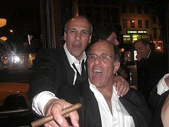 Singing with producer Jeffrey C. Kramer
