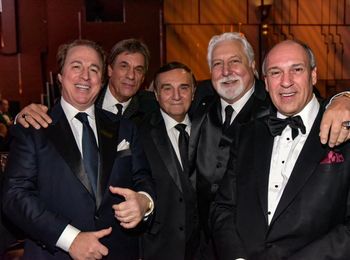 Promoter Ralph Compagnone, actors Robert Davi & Tony Lo Bianco, producer Michael Tadross
