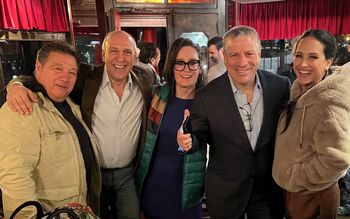 Friend Joe Margiotta and Fox News’ Kennedy, Charles Gasparino & Emily Compagno
