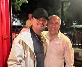 Actor Leonardo DiCaprio at Rao's, NYC (photo taken by Bo Dietl)

