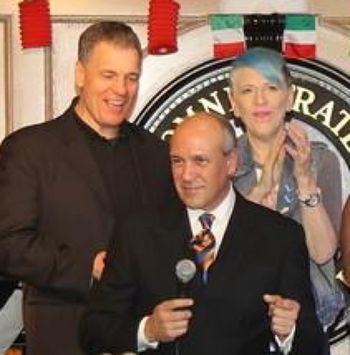 Comics John “Goumba Johnny” Sialiano & Lisa Lampanelli
