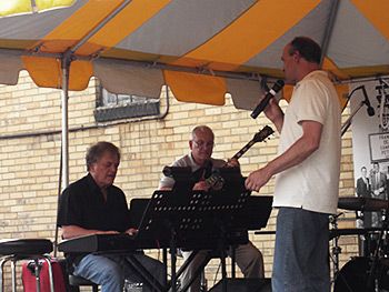 Rehearsing with Vincent Falcone & Joe Lano
