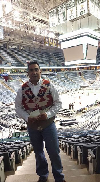 Milwaukee Bucks Native American Heritage Night, , Milwaukee, Wisconsin, November 2015
