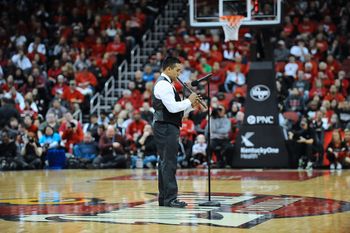 University of Louisville's Native American Appreciation Night in honor of Shoni Schimmel, Louisville, Kentucky, 2014
