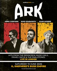 Arno Carstens, Ross Learmonth, Kahn Morbee (ARK) LIVE @ Shepherd's Bush Empire, London
