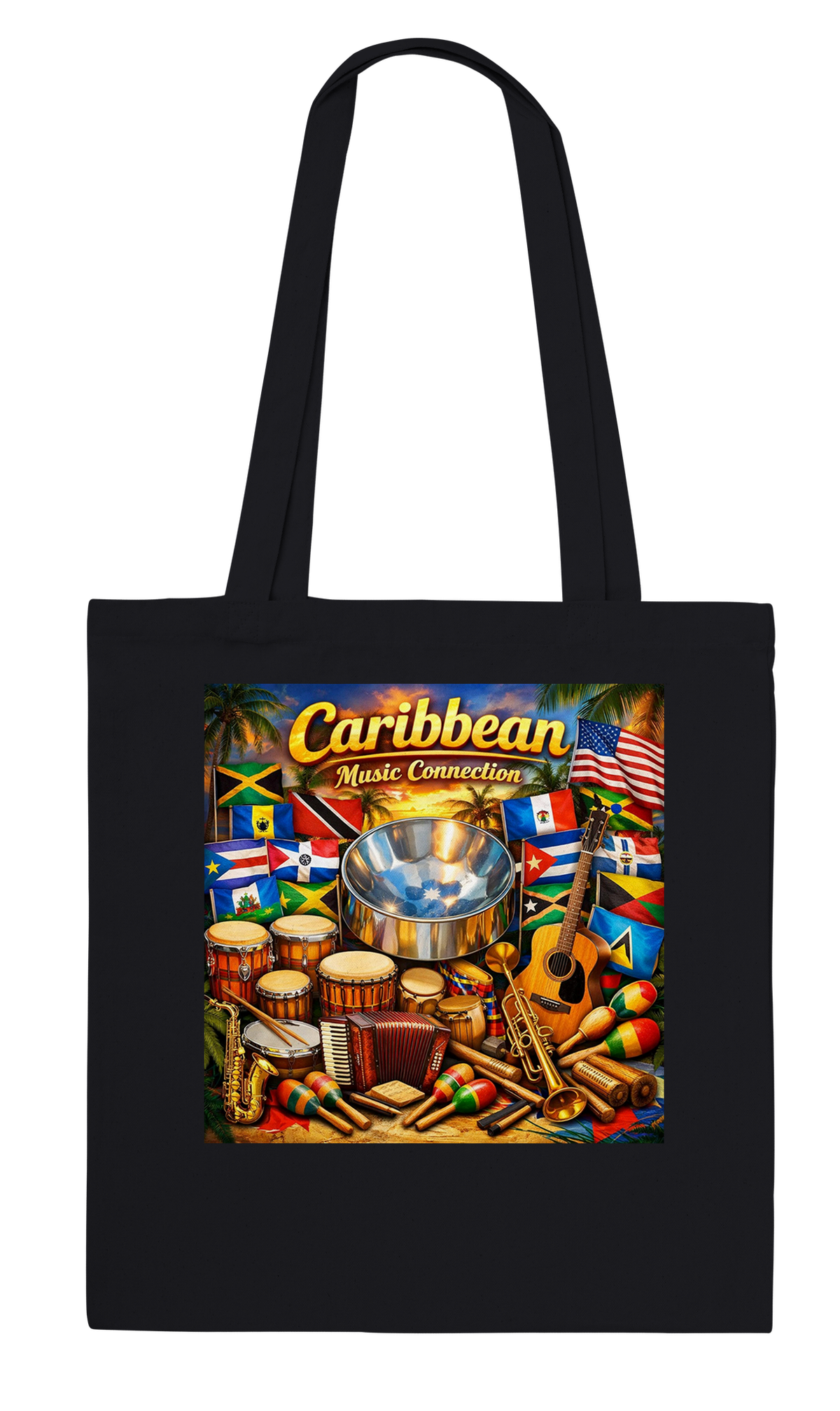Caribbean Music Connections - Tote bag