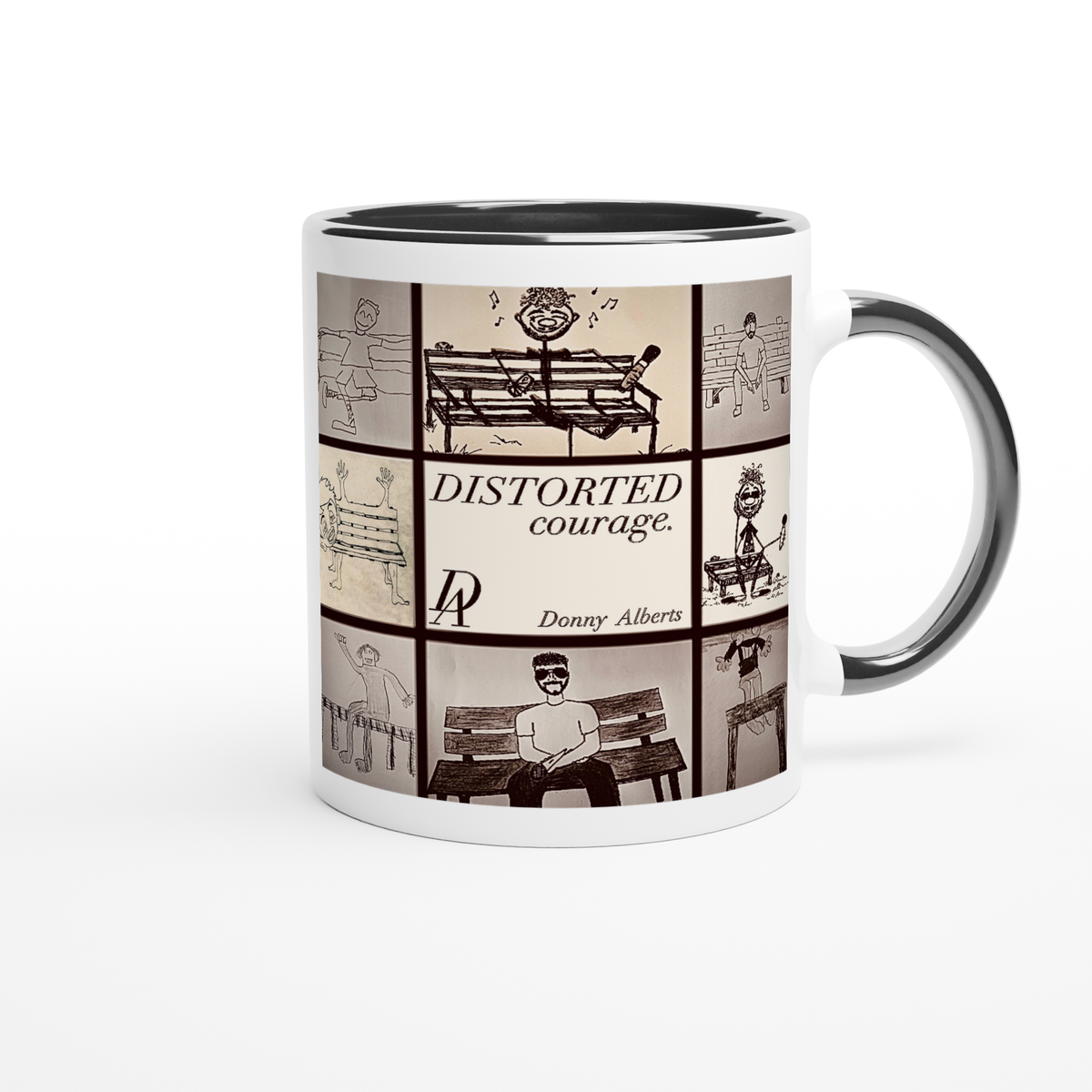 Distorted Courage - Ceramic Mug