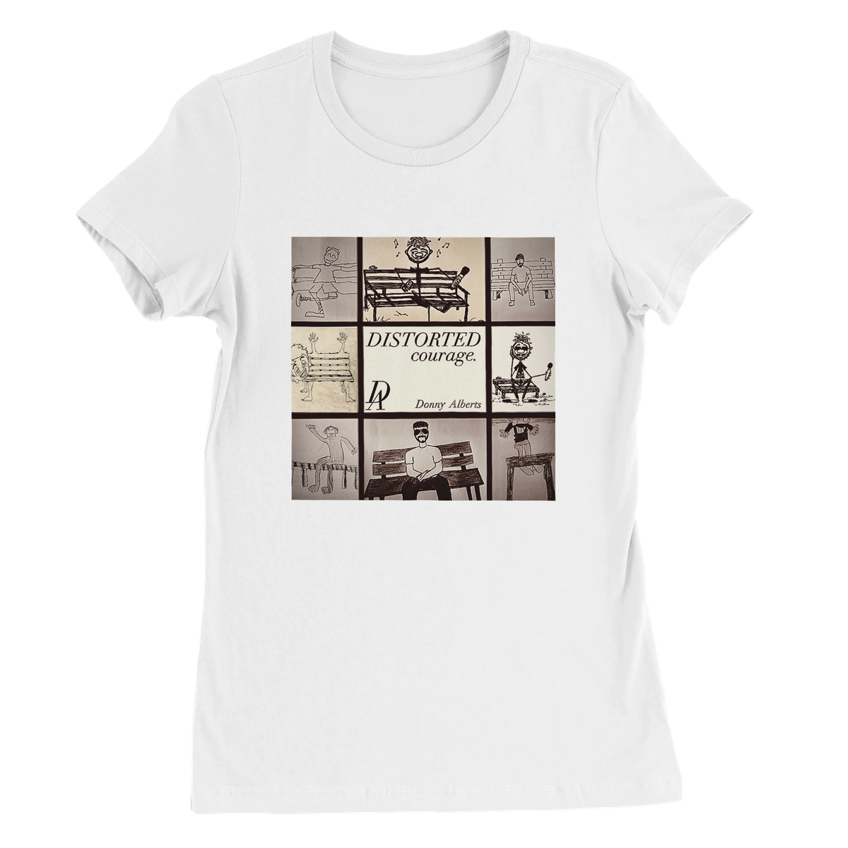 Distorted Courage - Women’s Cut T-Shirt
