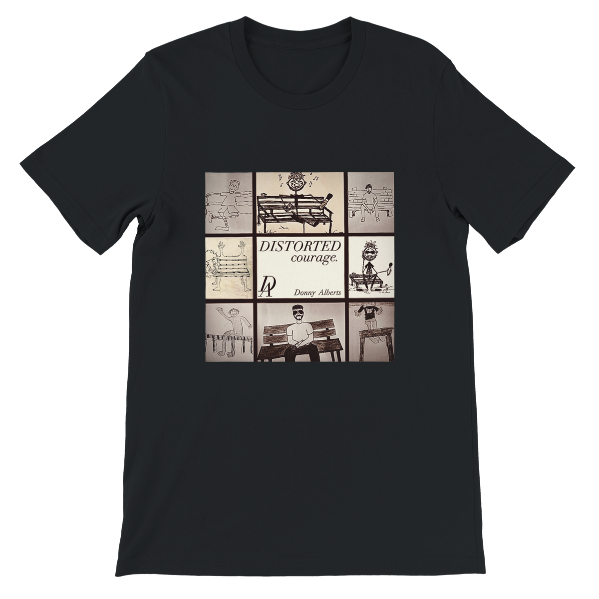 Distorted Courage - Unisex T-Shirt
