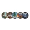 Set of Pin Buttons