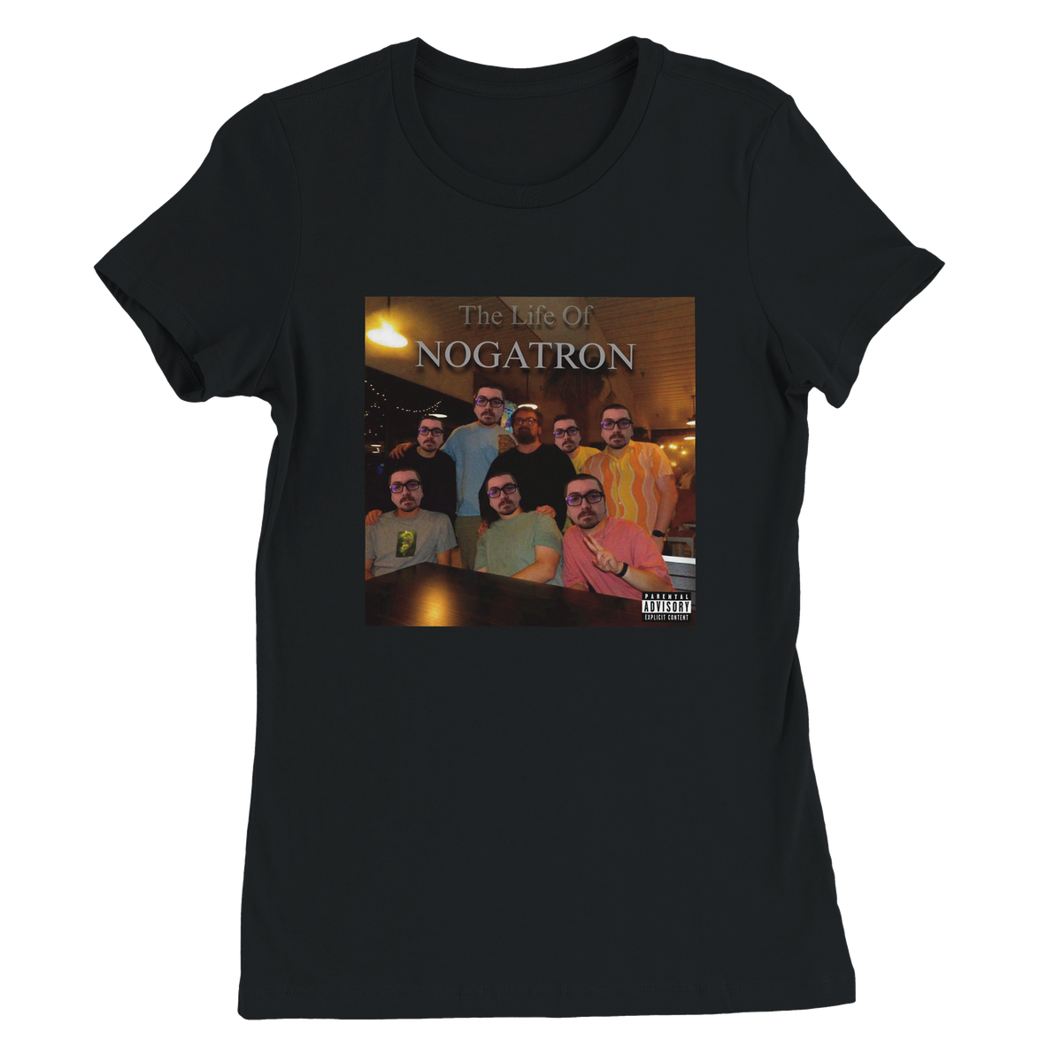 THE LIFE OF NOGATRON - Women’s Cut T-Shirt