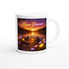 Neon Daisies - Ceramic Mug