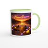 Neon Daisies - Ceramic Mug