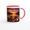 Neon Daisies - Ceramic Mug