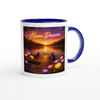 Neon Daisies - Ceramic Mug