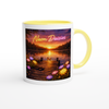 Neon Daisies - Ceramic Mug