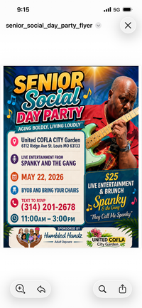 Appearing with Spanky & the Gang at Senior Social Day Party