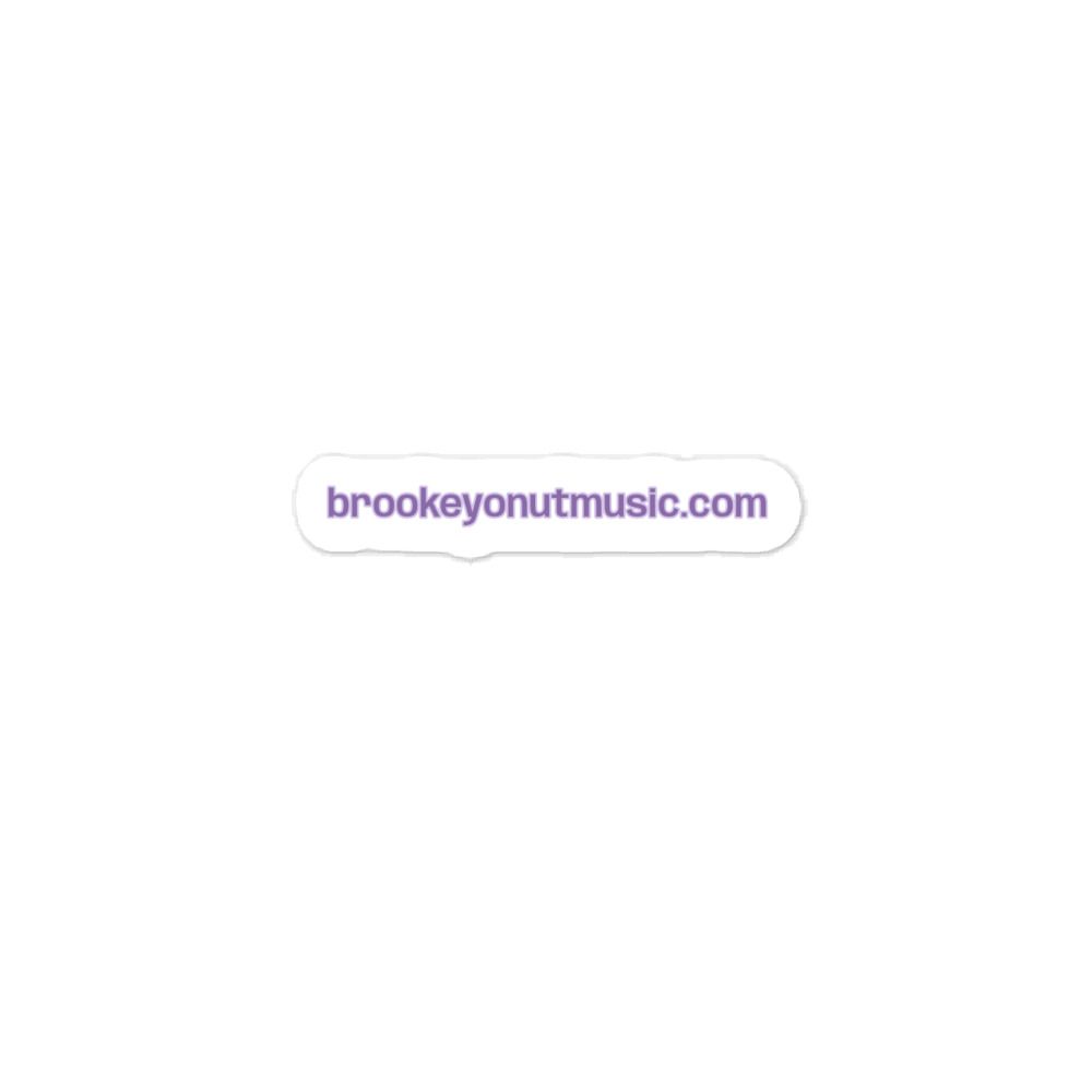 brookeyonutmusic.com Sticker