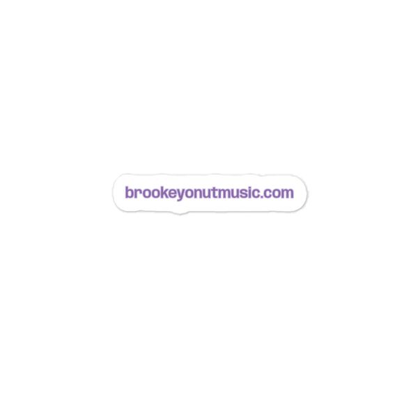 brookeyonutmusic.com Sticker