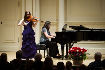 Carnegie Hall Debut with my mother, Susan Merdinger!
