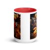 White Ceramic Mug with Color Inside