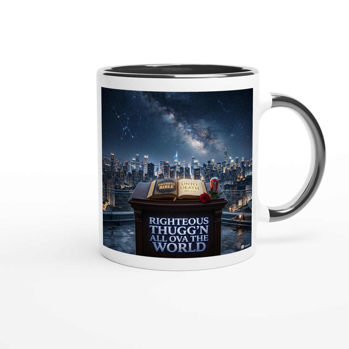 Righteous Thugg'n All Ova The World - Ceramic Mug