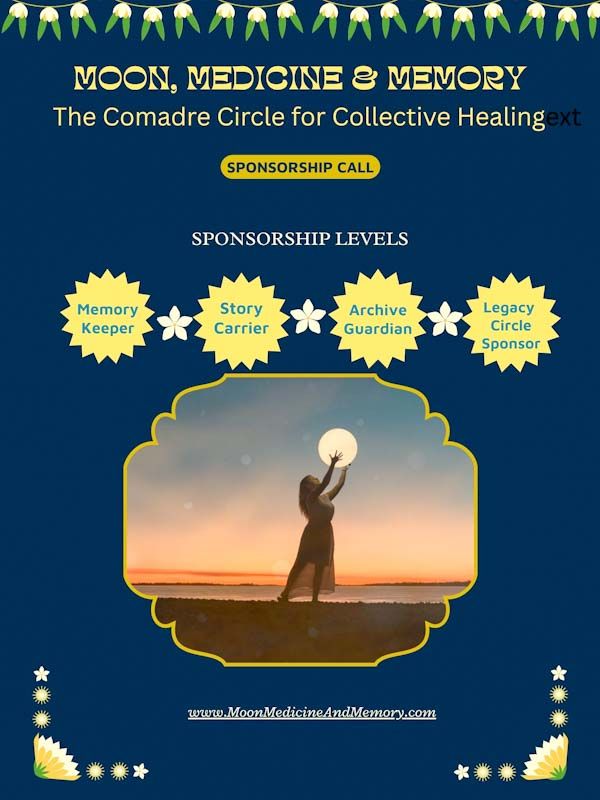 Moon, Medicine & Memory Sponsorship Circle
