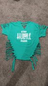 Hustle Hard women tee