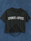 Expensive & Difficult rip tee womens